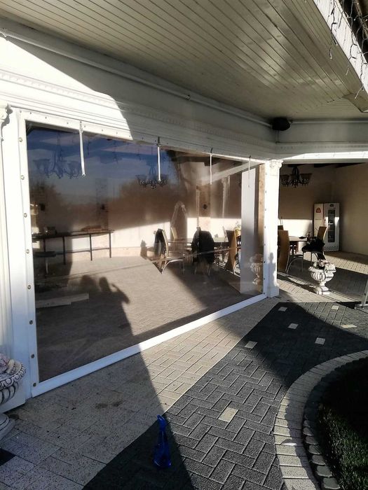 Delgufo - Inchideri terase cu prelata transparenta bride/rulouri/zip