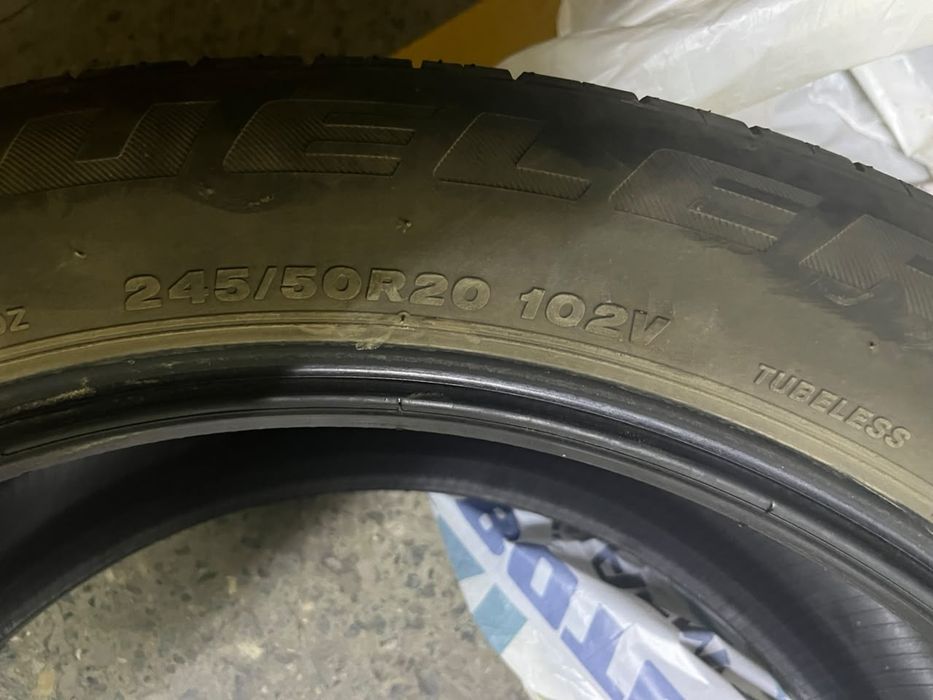 Bridgestone шины 245/50/20 от Хюндай Санта фе, пробег минимальный