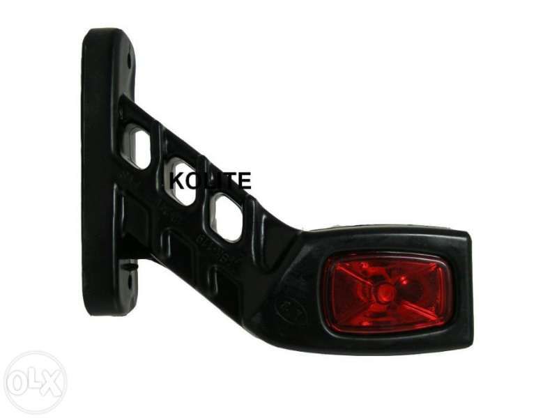 1 бр. Лед LED Диодни рогчета , габарити с 3 светлини , 12-24V , ВК119