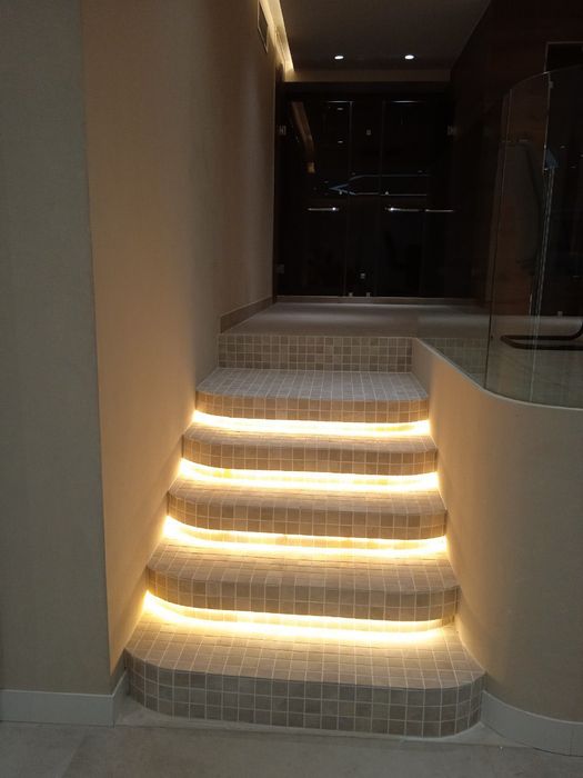 Мастер цоколь лестница из кафель и керамогранит