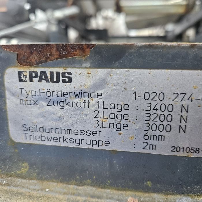 Продава се подемник на немската фирма Paus, модел EASY 18 WH-M – перфе