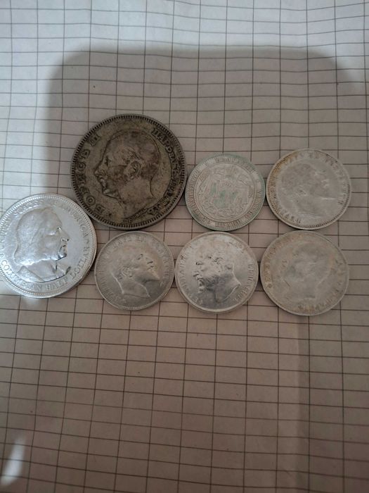 Сребро. Лот монети. 42 гр чисто Сребро.