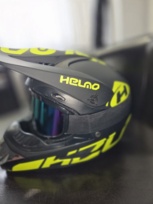 Casca off-road+ochelari