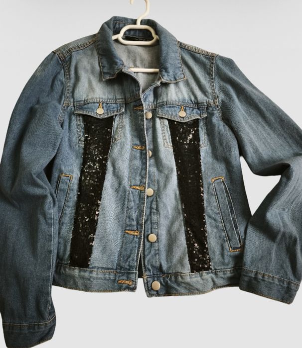 Geaca blugi personalizata , unicat