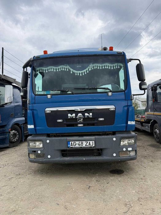 Camion transport auto 4 pozitii MAN TGL 8.220 2010 Euro5 + remorcă transport auto 2014