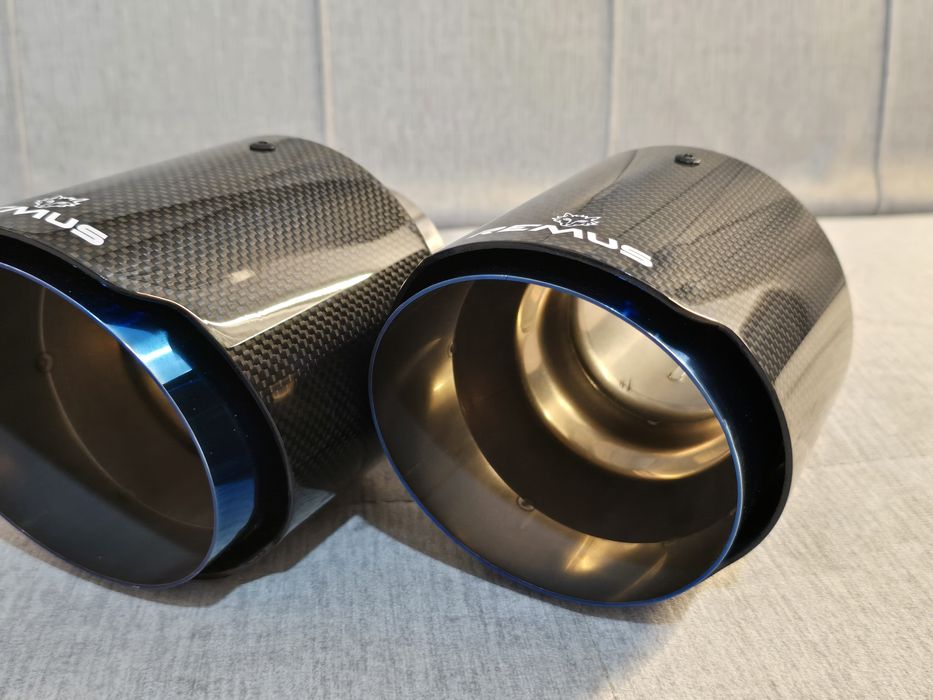 Tips evacuare auto carbon Remus inox finala ornament toba BMW VW Ford