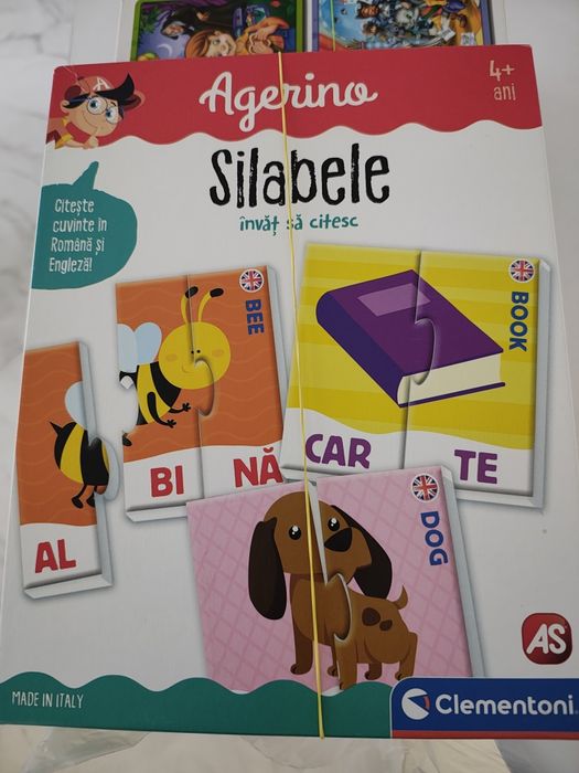 Vând pt copii învățare silabe ,și puzzle