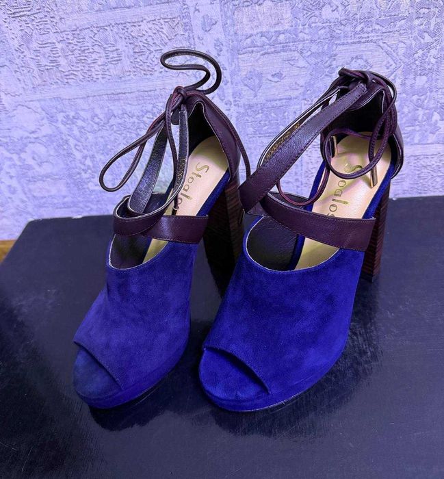 Новые замшевые босоножки, р.36 (Турция)