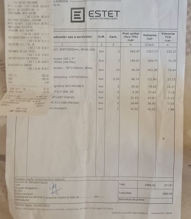 Vand 2 uși noi , nefolosite! 800 x2000