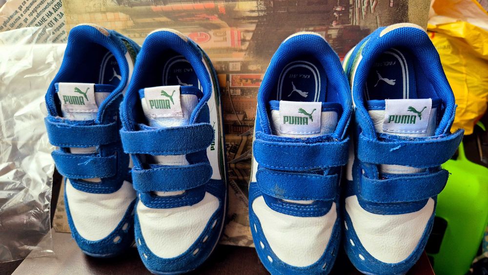 Детски маратонки Пума Puma кралско синьо