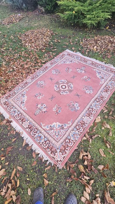 2 covoare persane roșii, model floral, 170x230 cm – stare foarte bună