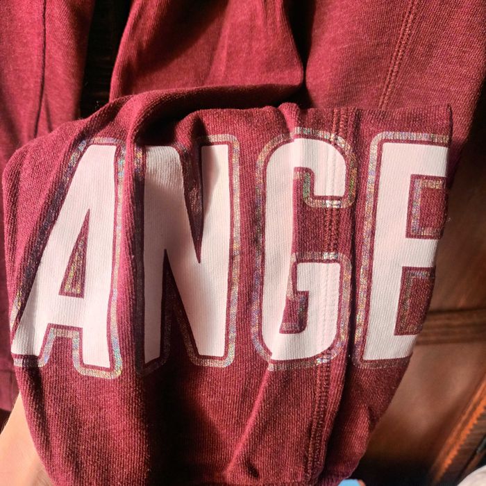 Victoria’s Secret ANGEL Burgundy Joggers Logo Sweatpants Size M
