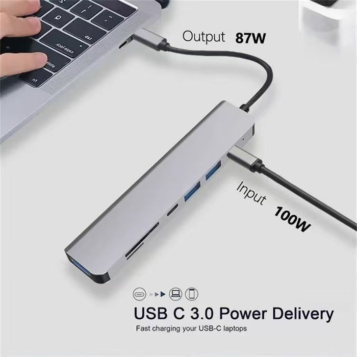 USB-C хаб 7 в 1 — расширь возможности ноутбука!