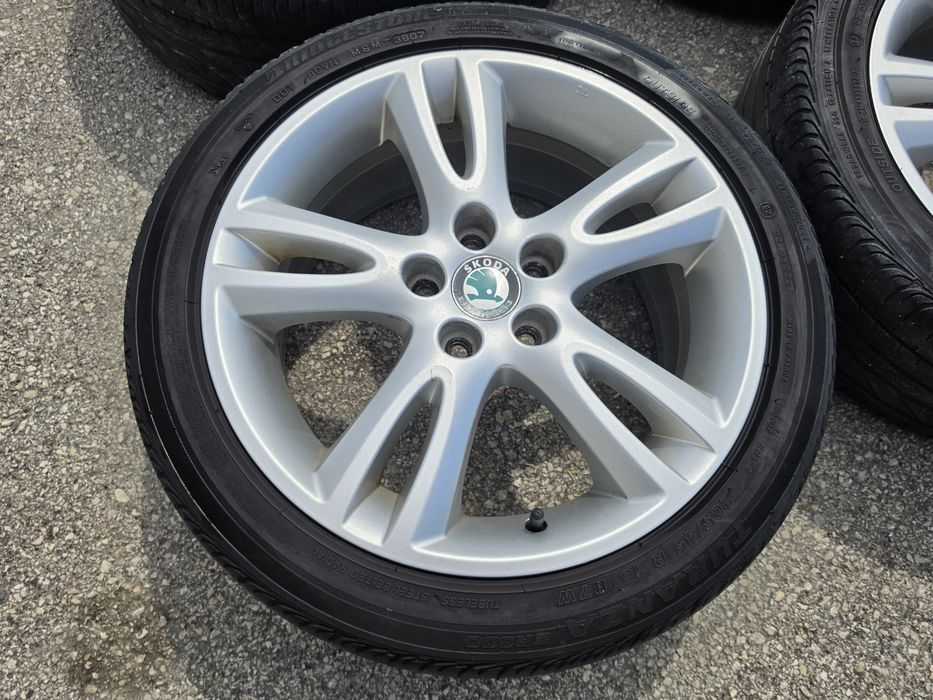 5х100/16 с гуми Шкода Ауди Сеат Субару 5x100/16 Skoda Fabia Octavia VW Audi