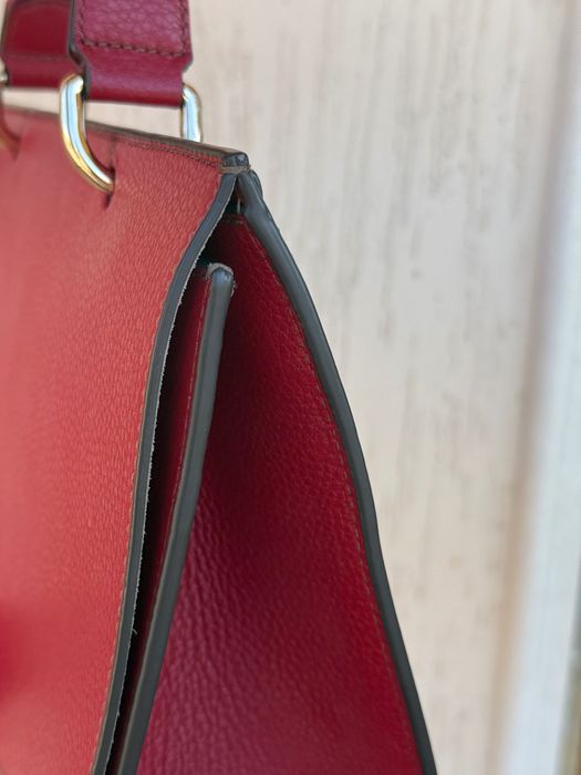 Чисто нова дамска чанта от естествена кожа Furla