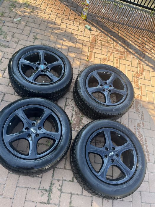 Jante 5x120 R18 BMW X4/X5/X6 , 255/55/18 Pirelli Runflat +Senzori presiune roti
