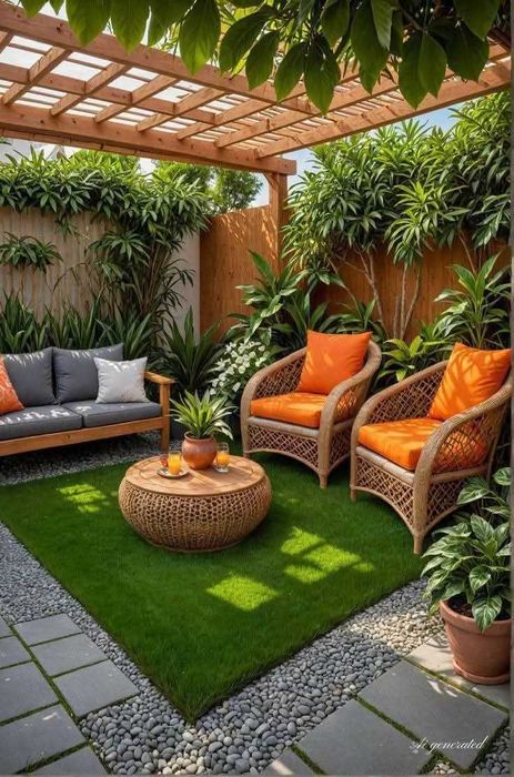 Bog' Terassa va hovli tashqarisiga mebellar