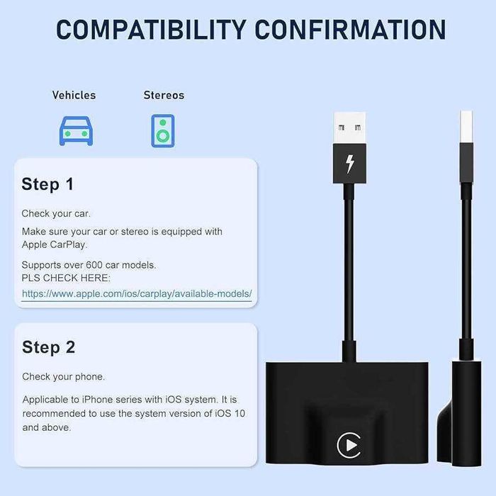 “Teeran” Wireless CarPlay adapter