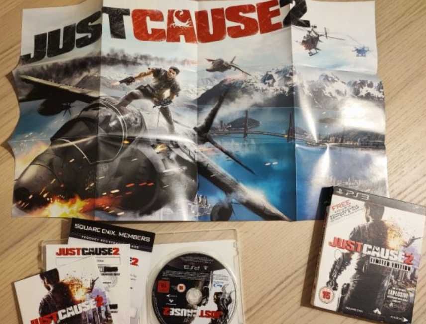 Just Cause 2 Limited Paper Sleeve edtion Poster PS3 Playstation 3 ПС3