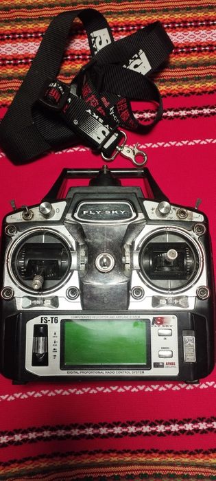 Батерия и дистанционно FLY SKY FS-T6 за лодка за захранка