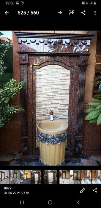 Staleshnitsa sokol zina fasad tosh ishlari