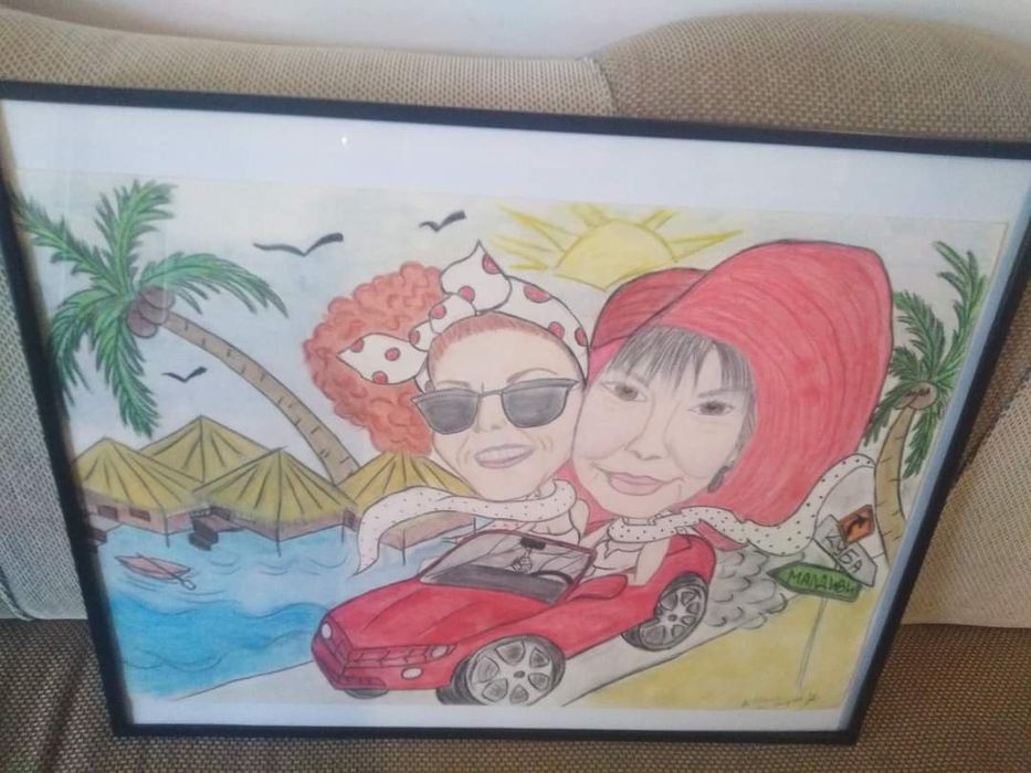 Ръчно рисувана Карикатура-шарж 50/40