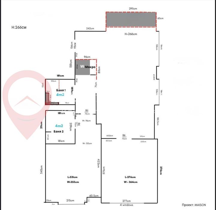 Продава се Тристаен апартамент в София, Лозенец - 102 кв.м за 2188 €/кв.м - Снимка #9