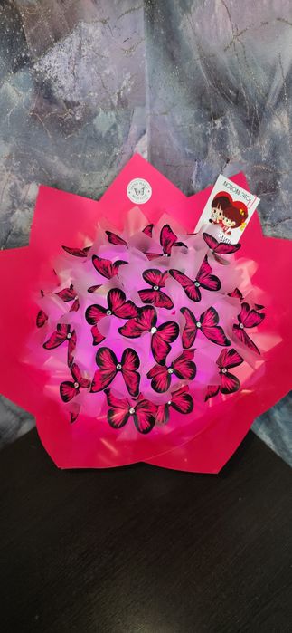 Букеты из бабочек