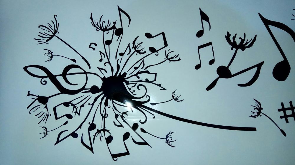 Autocolant wall sticker Music Papadie