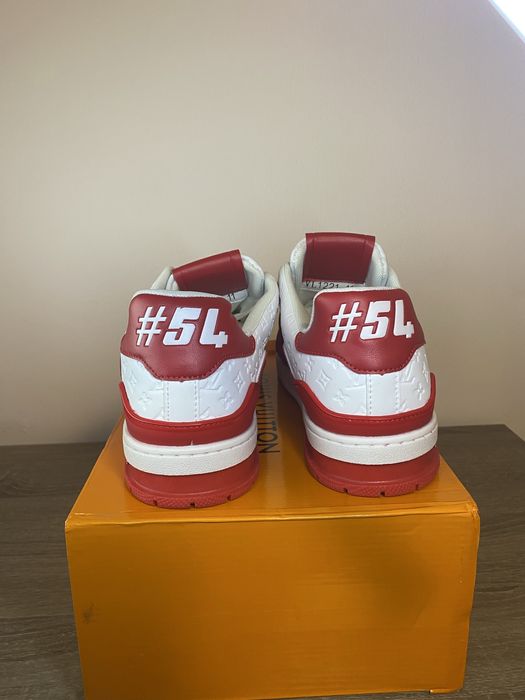 Louis Vuitton Trainer Signature Red