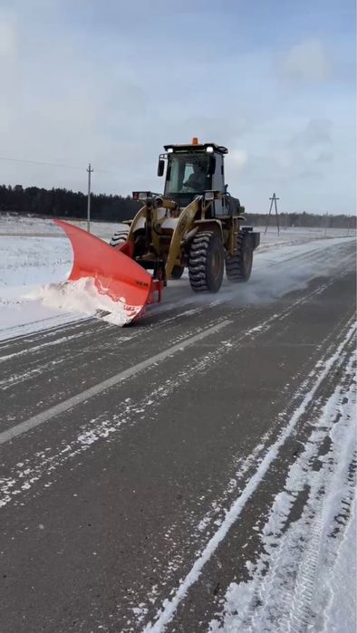 Уборка снега отвалами
