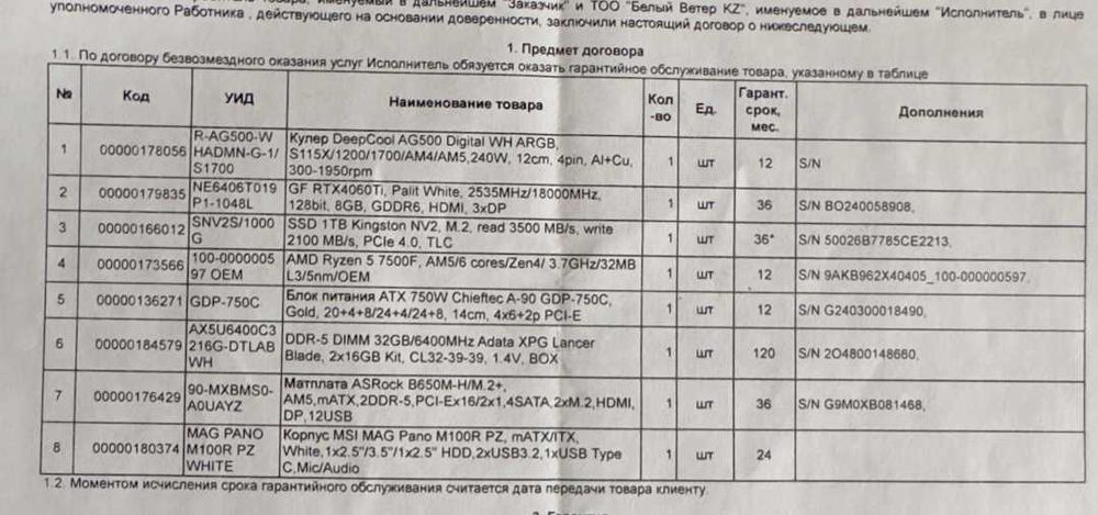 Игровой ПК комплект