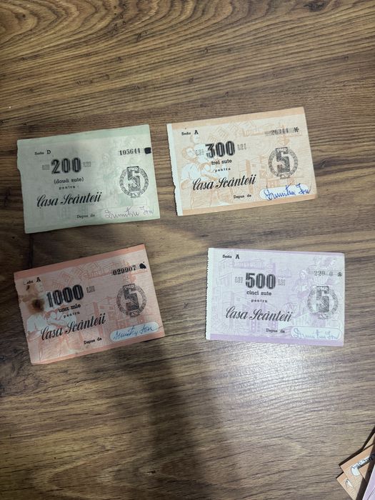 4 bonuri Casa scanteii colectie