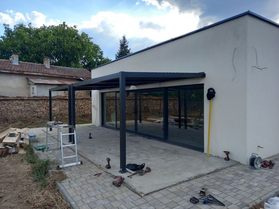 Навеси, перголи, барбекюта, огради, сглобяване на тенти. Строителство