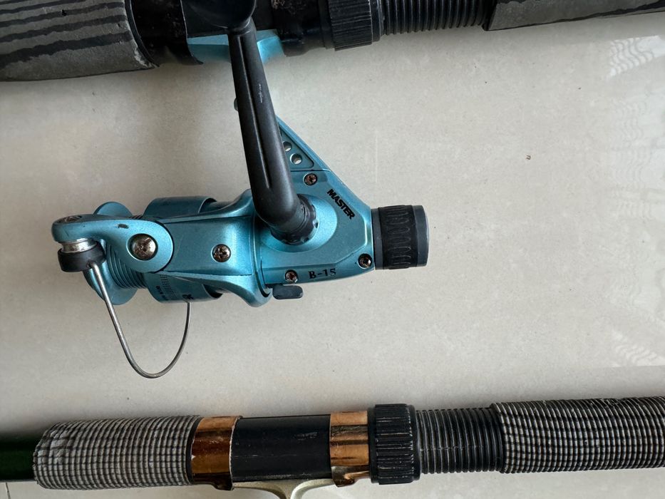 Въдици комплект за дъно и плувка с 5 макари | Fishing rods