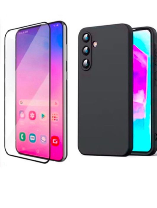 Samsung A12/A13/A14/A15/A16/A17 Pachet Husa Silicon + Folie Sticla 21D