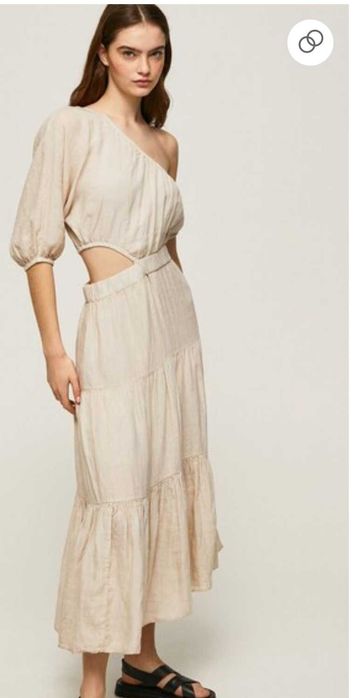 Рокля Pepe jeans лен