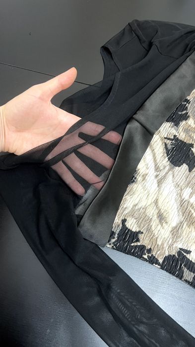 Платье вечернее с атласным бантиком