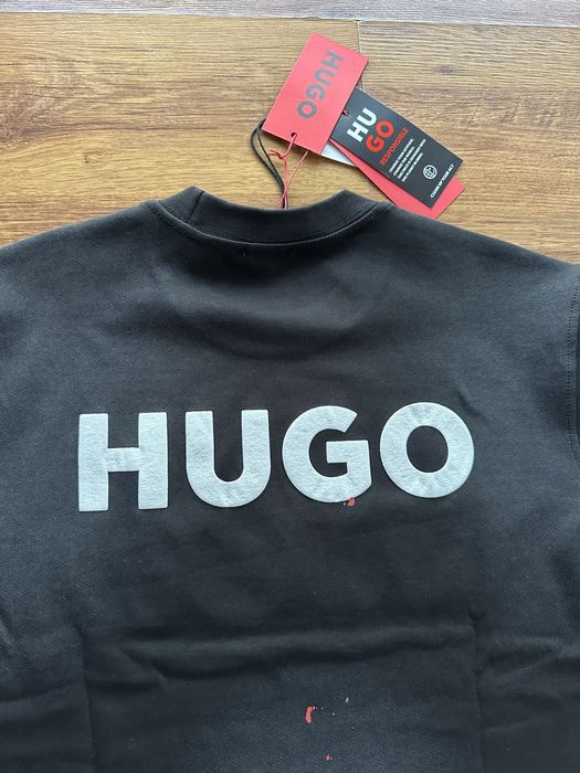 Мъжки,памучен,къс комплект Hugo BOSS с лого и отпред и на гърба на тениската
