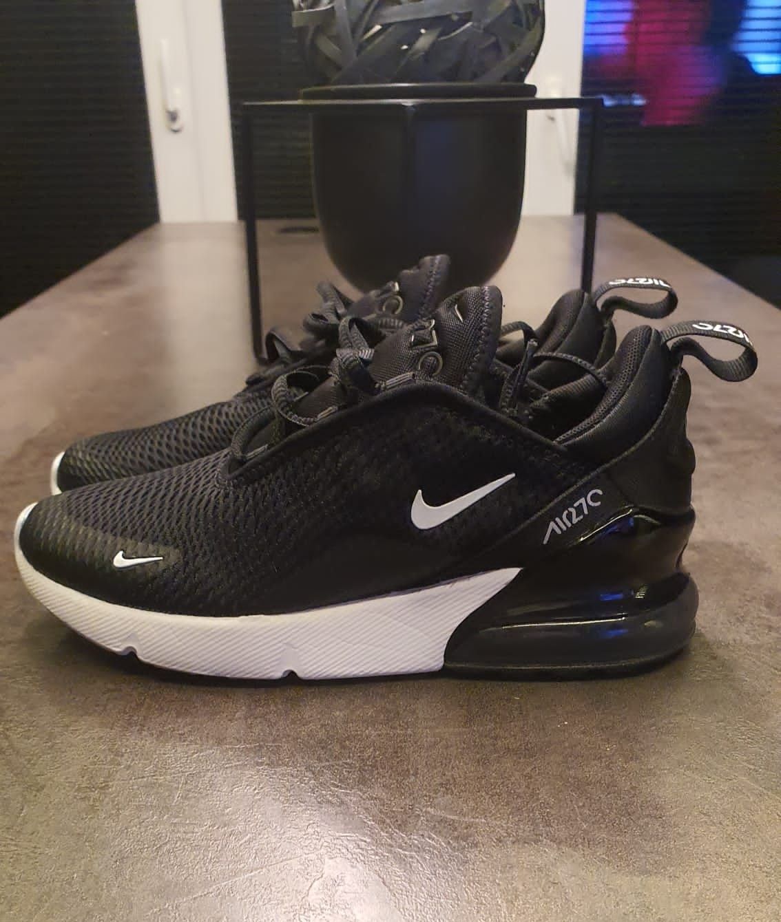 Air max hot sale 270 black silver