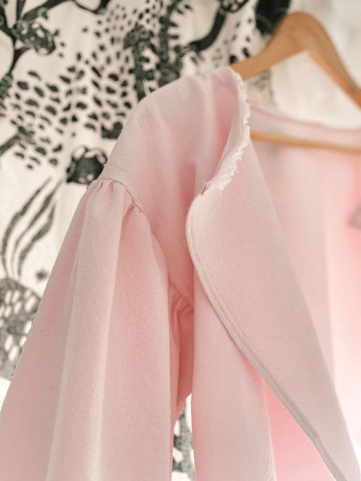 Jacheta unicat din pânză topita în stil ie oversized