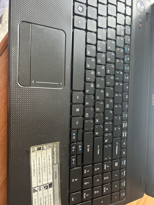 Продам ноутбук aser aspire бу