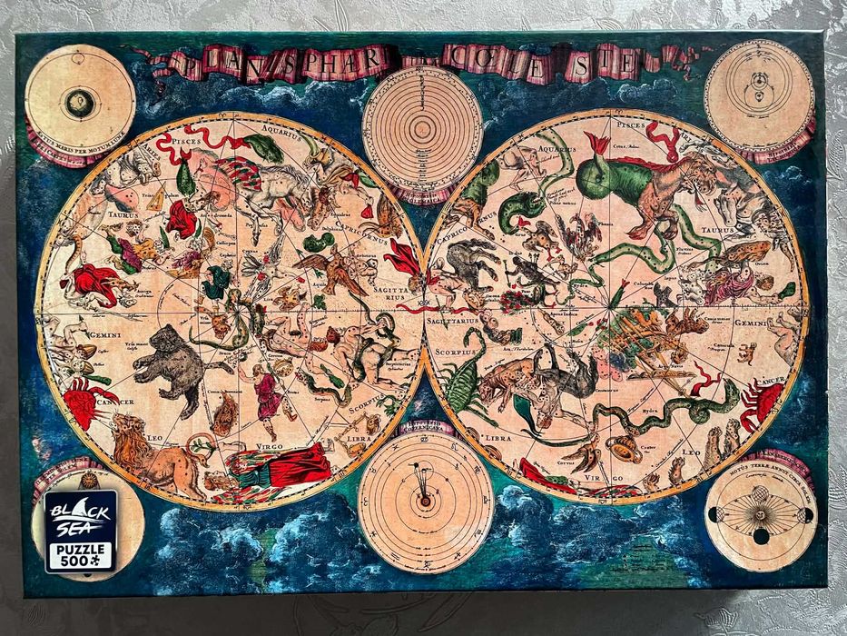 Пъзели 500 и 1000 части