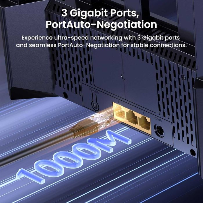 Router Wireless Wifi 7 Gigabit Tenda BE3600 nou garantie 3 ani sigilat