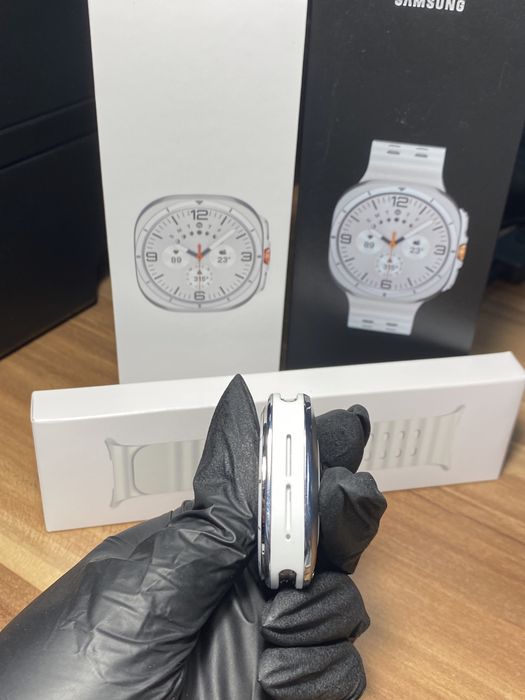 Samsung Galaxy Watch Ultra 47 mm, GPS+Cellular, White, Ca nou, Cod produs: 2686