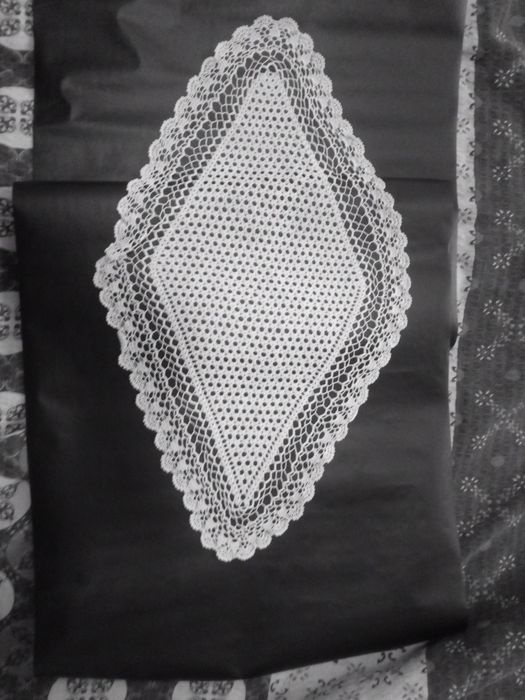 Плетива на една кука покривки карета