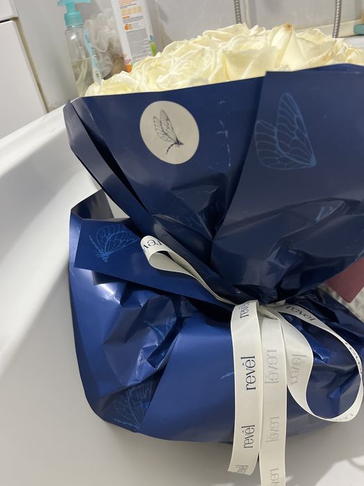 50 шт Белые розы