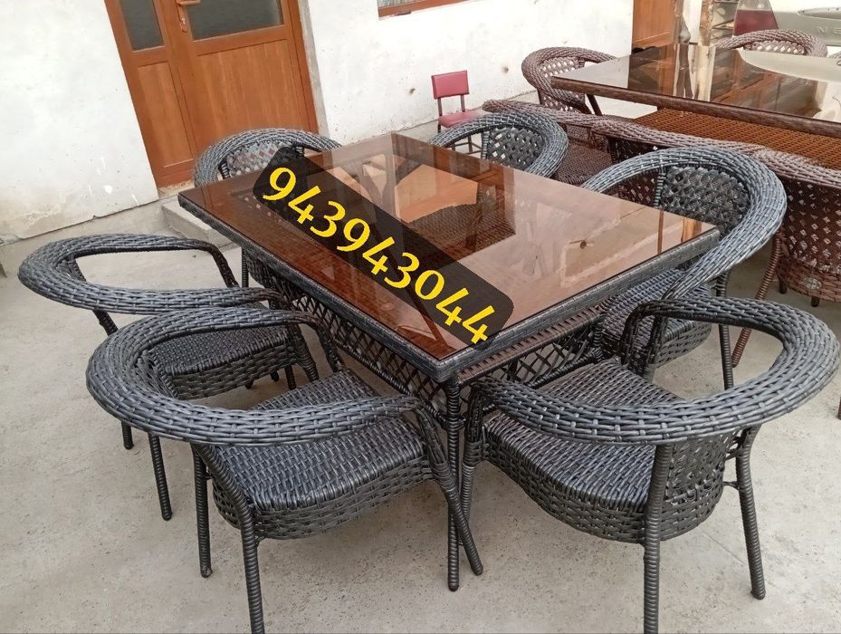 Ratan.ратан to'qima stol stul toqima stol stul optomga(Dastafka bepul)