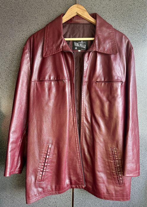 Palton damă din piele. Primavară / toamnă