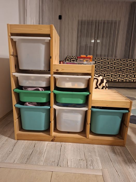 Mobilier depozitare Trofast + cutii